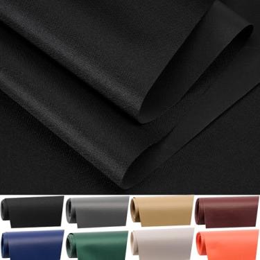 Imagem de HYVAKUPPA Tecido de lona impermeável por The Yard 152.4 cm W 600 Denier PVC revestimento de poliéster repelente de água material de tecido para interior exterior toldo marinho tenda artesanato DIY (1