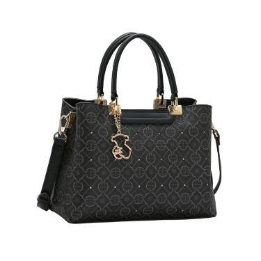 Imagem de Bolsa Feminina Chenson Classic Cristal - Alça de Mão - Preto 3485357