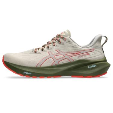 Imagem de ASICS Tênis de corrida masculino GT-2000 13 Trail, Nature Bathing/Red Snapper, 45