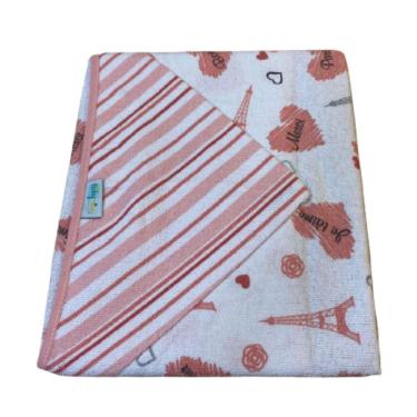 Imagem de Toalha Felpa Com Capuz Baby Nice 70Cmx90Cm Cor : Rosa