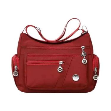 Imagem de Bolsa Transversal Feminina De Grande Capacidade Em Nylon Impermeável, 