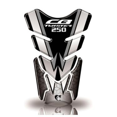 Imagem de Protetor De Tanque Adesivo Moto Honda Cb Twister 250 Preto Preto