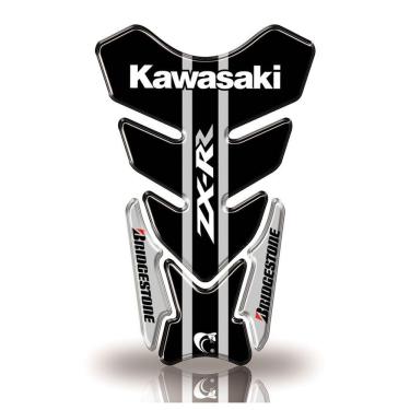 Imagem de Protetor De Tanque Adesivo Moto Kawasaki Zx-R Cor Preto
