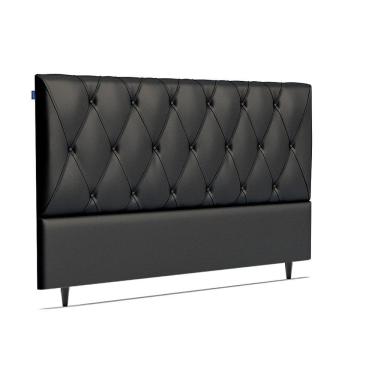 Imagem de Cabeceira Murat Facto Nero Super King (8x195x120) - Ortobom