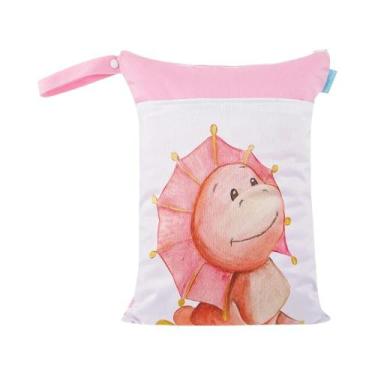 Imagem de Bolsa Impermeável Reutilizável Para Fraldas Com Impressão Digital One 