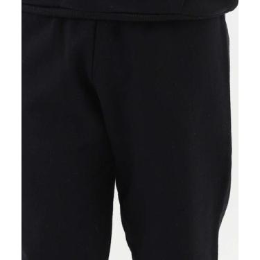 Imagem de Calça Infantil Jogger Moletom Marisa Tam 4 a 10 Preto-50012, 10, Preto