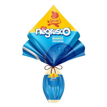 Imagem de Ovo de Páscoa Garoto Negresco Chocolate Branco 300g Recheado