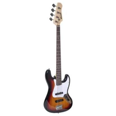 Imagem de Contrabaixo Elétrico Winner Wjb 4 Cordas Jazz Bass, Sunburst