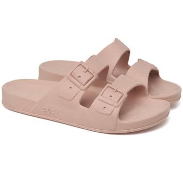 Imagem de Sandália Feminina Slide Confortável EVA Pizaflex, Rose, 40, Feminino
