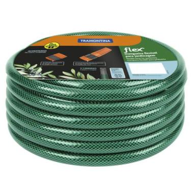 Imagem de Mangueira reforçada para jardim 1/2" com 30 metros (Verde) - Tramontin