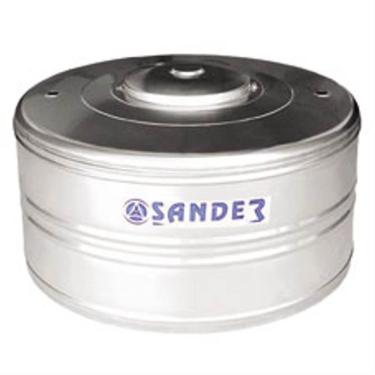 Imagem de Caixa D' água Em Aço Inox Com Tampa 500 Litros Compacta Funda - Sander Caixa Dagua 500l Aco Inox Compacta Funda Sander