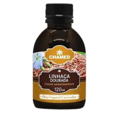 Imagem de Óleo Vegetal de Linhaça Dourada 120ml  100% Puro Chamed  (Fabricante C