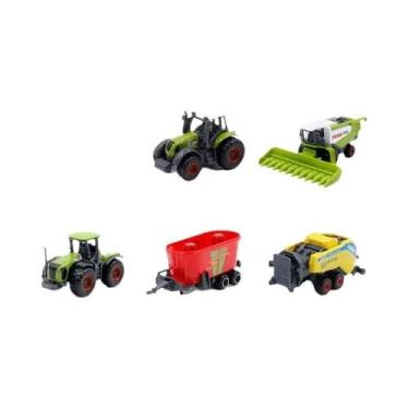 Imagem de Mini Trator De Brinquedo Em Liga Metálica Para Meninos, Modelo De Veíc