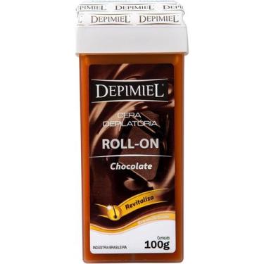 Imagem de Cera Depilatória Depimiel Chocolate Roll-on Refil 100g - DEPIMEL