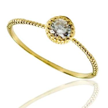 Imagem de Anel de Ouro 18 k Solitário 5mm - Elegancy, 19