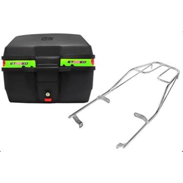 Imagem de Bau Moto Bauleto Stoned 35 Litros Bagageiro Pop 110