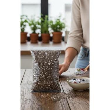 Imagem de 2x Chia 1kg: Mais Saúde e Saciedade Diária - Congratulations Store