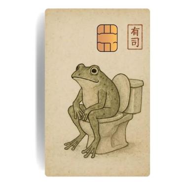 Imagem de Película de Proteção Adesiva Para Cartão Personalizado Arte Japonesa V
