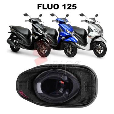 Imagem de Forração Yamaha Fluo 125 Baú Forro Preto Scooter Acessório - Jaspe Ate