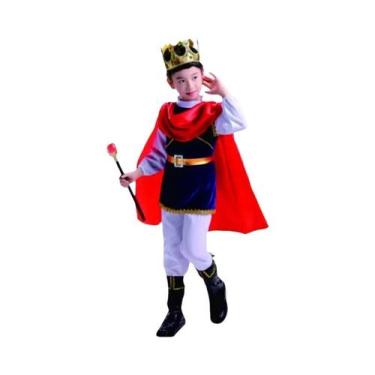 Imagem de Conjunto De Fantasia De Príncipe Medieval Para Meninos Com 7 Peças, Tr