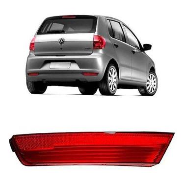 Imagem de Refletor Parachoque Traseiro VW FOX 2010 à 2014 Acrílico Lado Esquerdo