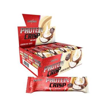 Imagem de Protein Crisp Bar Sabor Creme de Coco CX/12 Unidades Integral Medica, 