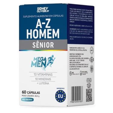Imagem de A-Z Homem Sênior Mega Men 60 Cápsulas Sidney Oliveira