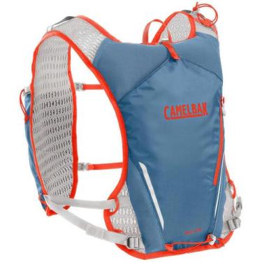 Imagem de Mochila Trail Run Vest 7L Camelbak com 2 Flasks 500ml -Cinza / Laranja