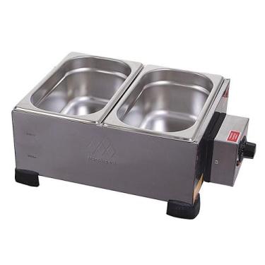 Imagem de Derretedeira de Chocolate Marchesoni Industrial 2 Cubas 2,5 kg 127V
