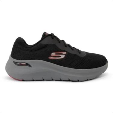Imagem de Tenis Masculino Skechers Arch Fit Ortopédico Conforto, Preto, 43 BR