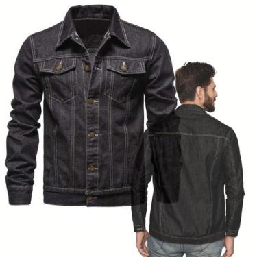 Imagem de Jaqueta Casaco Jeans  Masculina Super Estilosa P ao GG - NoBrand, GG, 