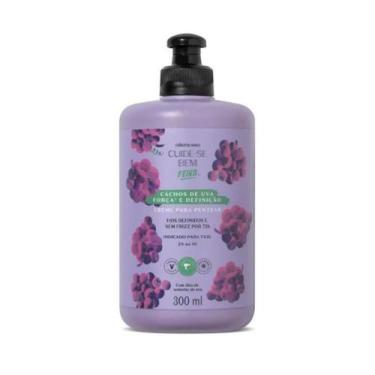 Imagem de Creme Para Pentear Cuide-se Bem Feira Cachos de Uva 300ml - O BOTICARI