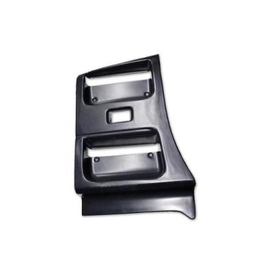 Imagem de Moldura plastica chapa estribo t-s4 l/d plastico bl nac **sc - BL FIBR