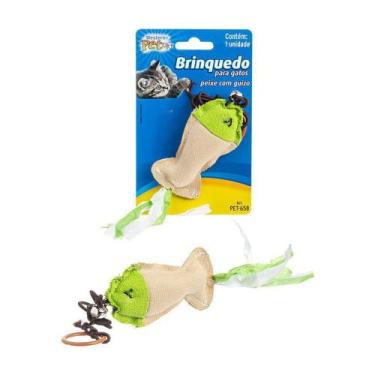 Imagem de Brinquedo Gato Peixe C Guizo Western Pet