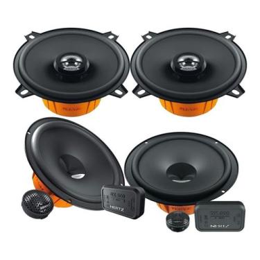 Imagem de Kit 2 Vias 6 Dsk 165.3 160w + Par 5 Coaxial Dcx130.3 80w - Hertz