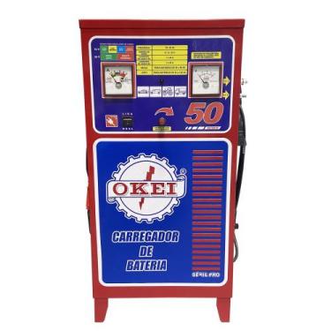 Imagem de Carregador de Bateria 50a 12v / 25a 24v Cb-50/24 Okei