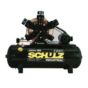 Imagem de Compressor de Ar MSWV 60/425L 220/380V Motor Aberto Trifasico FORT SCH