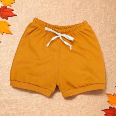 Imagem de Shorts em Algodão Caramelo - Conforto e Estilo Para Bebês - Era Uma Ve