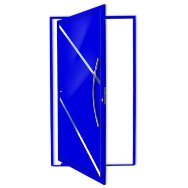 Imagem de Porta Pivotante Lambril Duna com Puxador Super 210cm x 120cm Brimak Ab