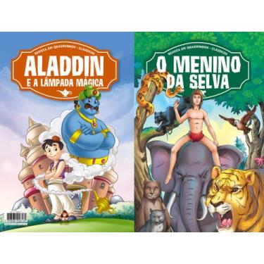 Imagem de Revista em quadrinhos clássicos - alladin + o menino da selva - ON LIN