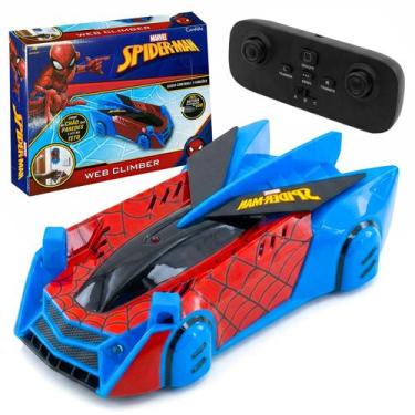 Imagem de Carrinho Controle Remoto Spider Man Anda Na Parede E Teto Gravidade Ze