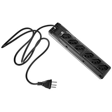 Imagem de Filtro de Linha Ragtech Fl 6T – Cabo 1.3M Não possui, Preto