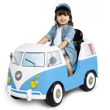 Imagem de Veiculo Carrinho De Passeio Kombina Azul Calesita Tateti