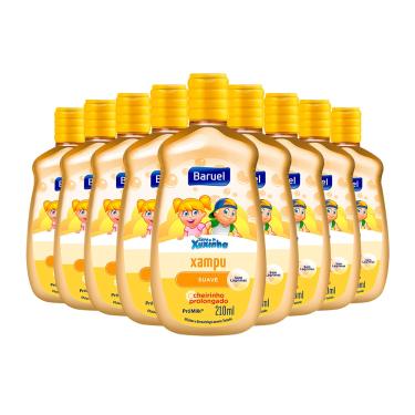 Imagem de Shampoo Baruel Turma da Xuxinha Suave Pró Milk Sem Lágrimas Cheirinho Prolongado 210ml (Kit com 9)
