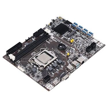 Imagem de Placa-mãe de jogos para Intel B75 Series, para soquete LGA 1155, placa-mãe B75 Miner para Intel Core 2ª e 3ª geração, DDR3 1600, 1333, 1066 MHZ