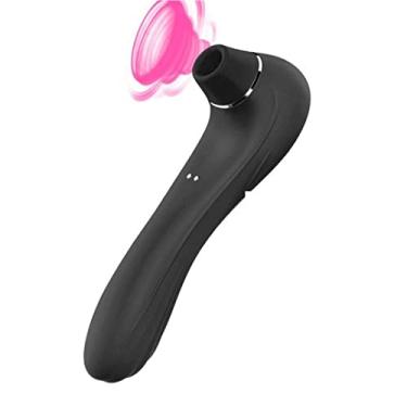 Imagem de Vibrador Com Sucção Clitóris Estimulador de Língua Oral Brinquedos Sexuais Para Adultos 20 Modos Diferentes Zatla (Preto)