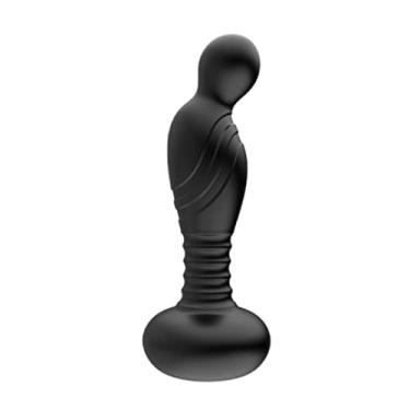 Imagem de Vibrador Massagem Anal Plug de Silicone À Prova d'água Estimulador Erótico Brinquedos Sexuais 20 Frequências Zatla