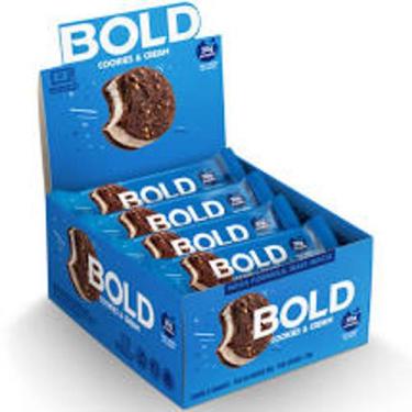Imagem de Bold Bar (Caixa 12 Unidades De 60G) - Bold Snacks - Cookies & Cream
