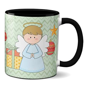 Imagem de Caneca Natal É Tempo De Renovar O Amor E A Esperança (Preta)