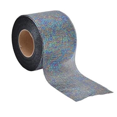 Imagem de Pssopp Tule Rolls Sequins Tulle Rolls Ribbons Color Gradient Christmas Band for DIY Homemade Kids Bow Hair Accessories Tule (Preto)